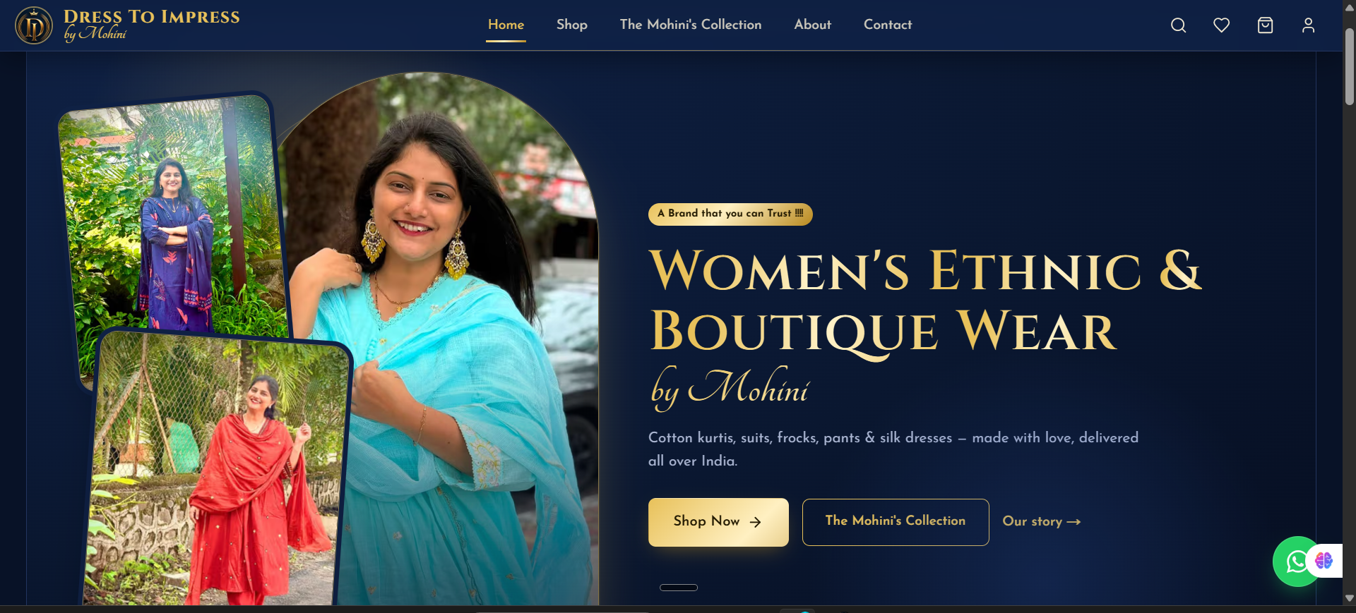 Dress to Impress by Mohini — Women's Ethnic & Boutique Store